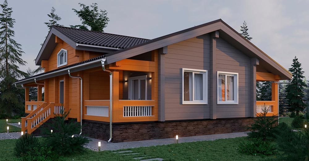 Дома из бруса