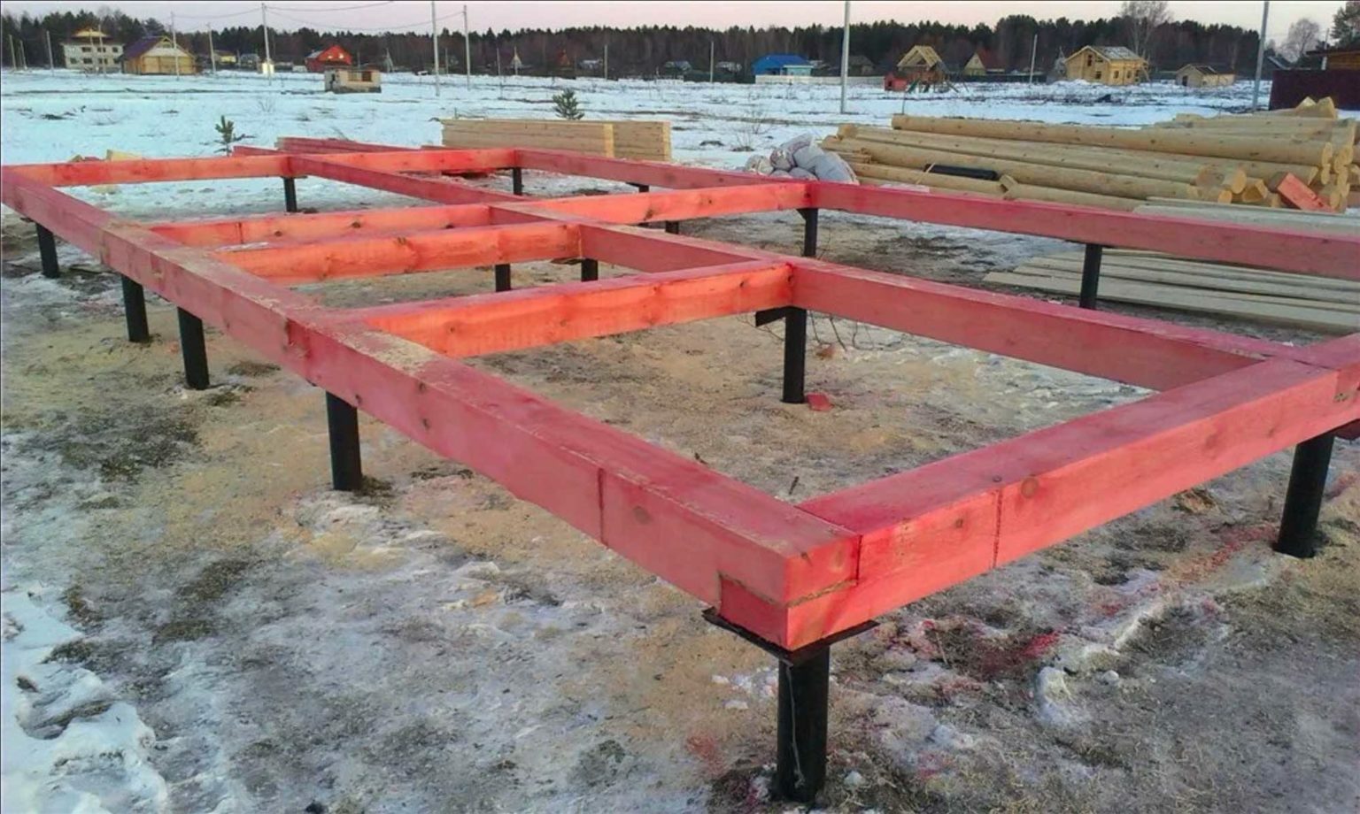 Обвязка из бруса