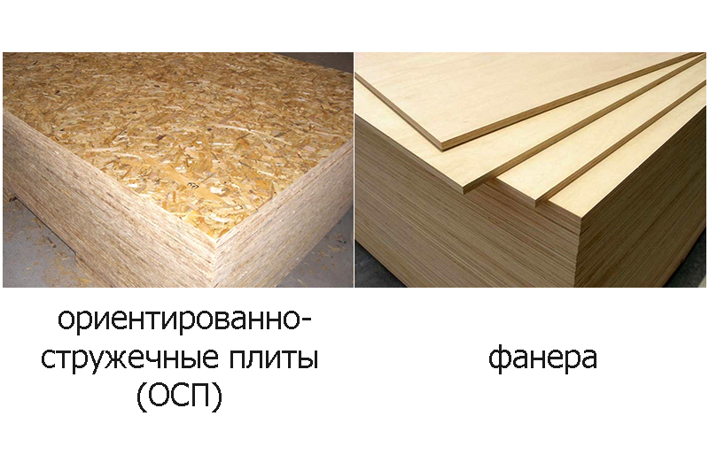 Фанера и ОСБ: в чем разница